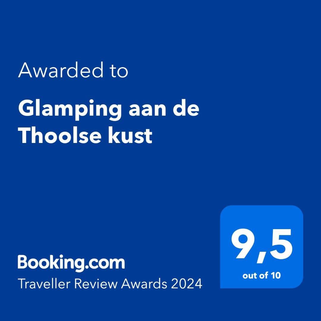 Hotel Glamping Aan De Thoolse Kust Poortvliet Esterno foto
