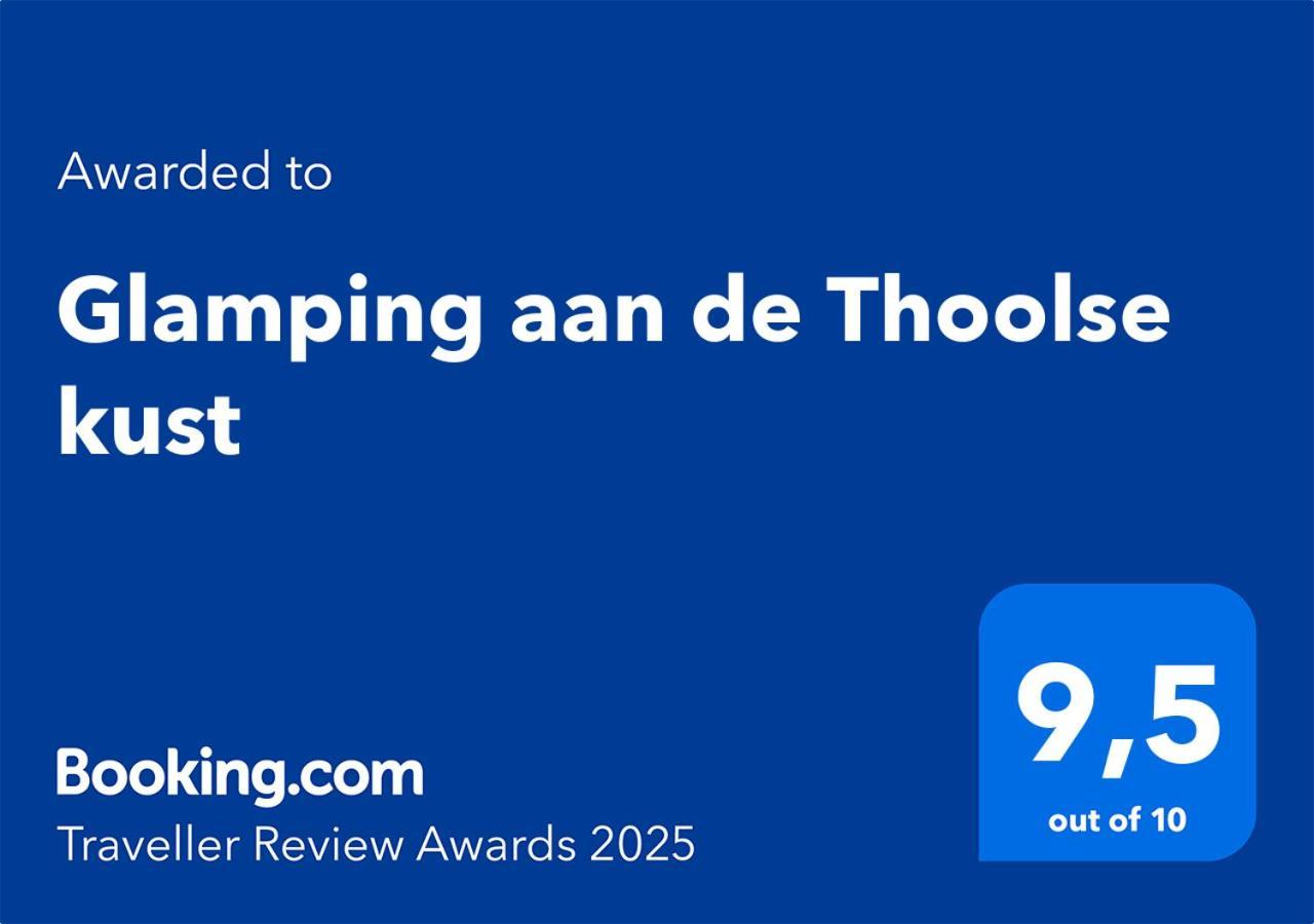 Hotel Glamping Aan De Thoolse Kust Poortvliet Esterno foto